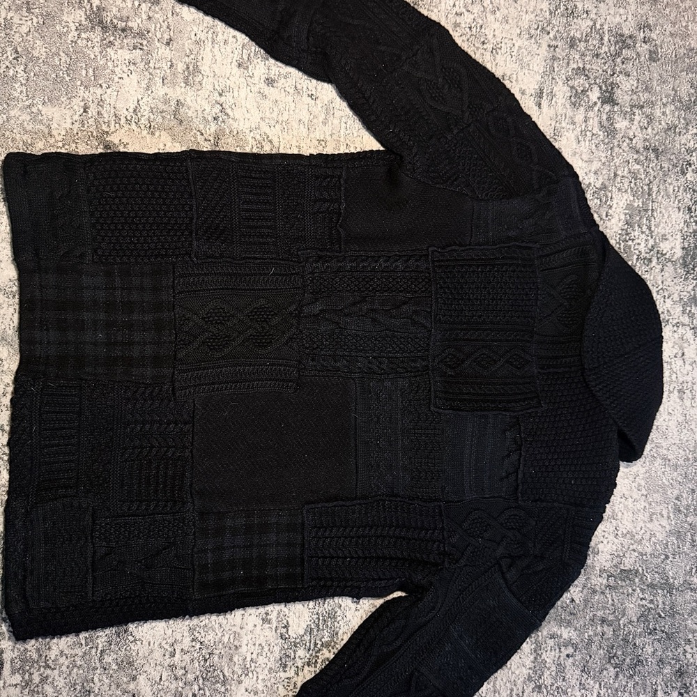 Ralph Lauren Double RL Patchwork Indigo cardigan … - image 4